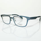 KIO YAMATO KT-432 col 19N Men's Eyeglasses Frames in Steel Blue - Authentic New