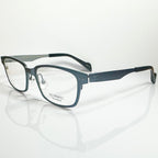 KIO YAMATO KT-432 col 19N Men's Eyeglasses Frames in Steel Blue - Authentic New