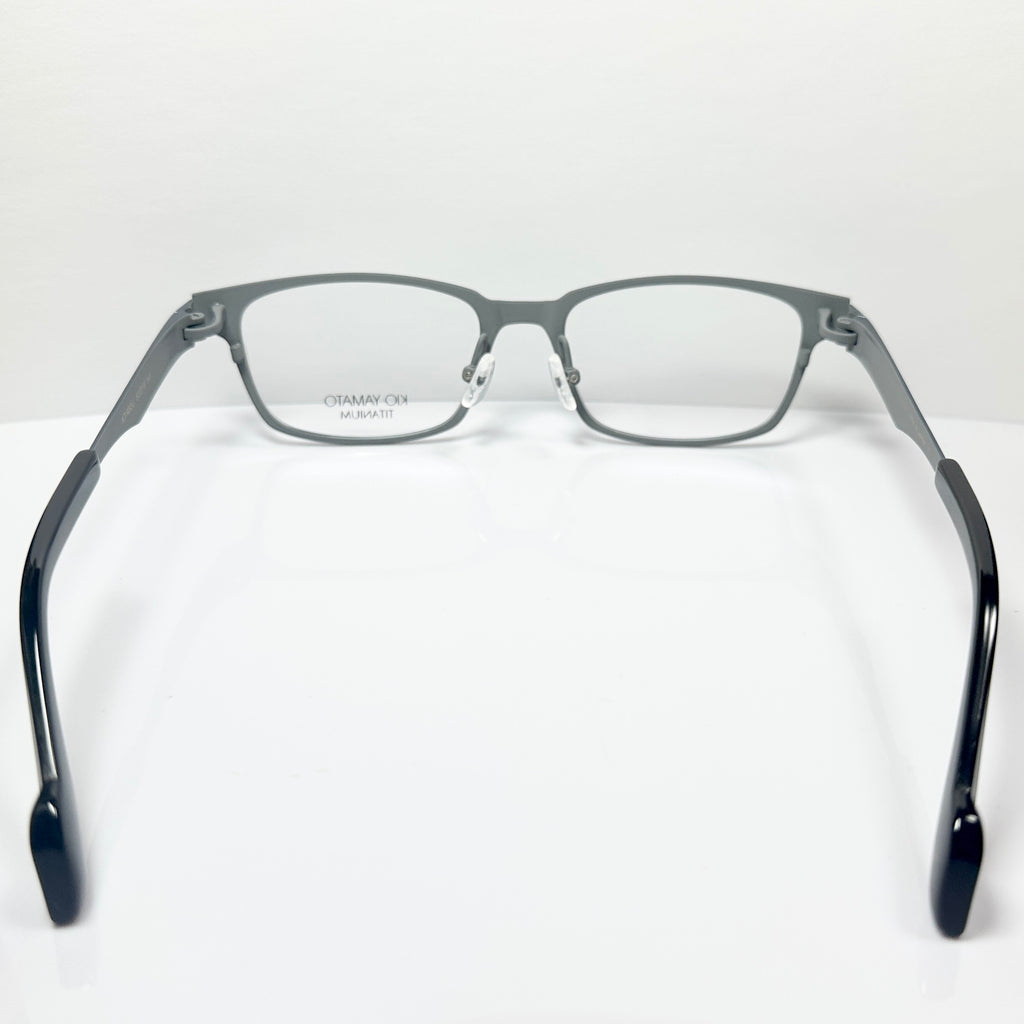 KIO YAMATO KT-432 col 19N Men's Eyeglasses Frames in Steel Blue - Authentic New
