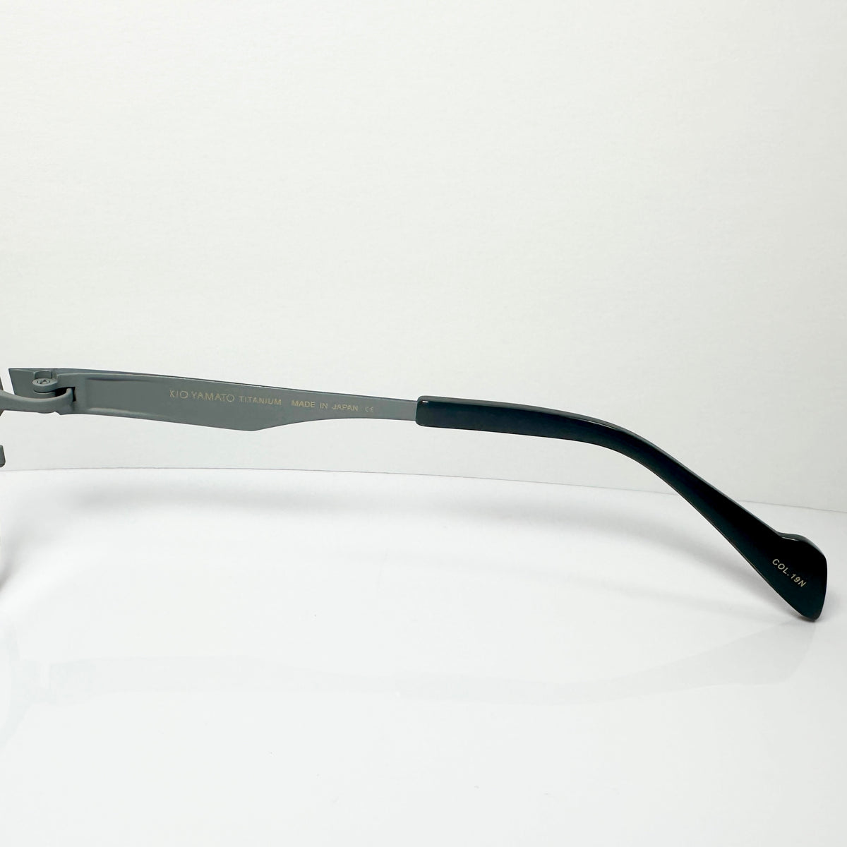 KIO YAMATO KT-432 col 19N Men's Eyeglasses Frames in Steel Blue - Authentic New