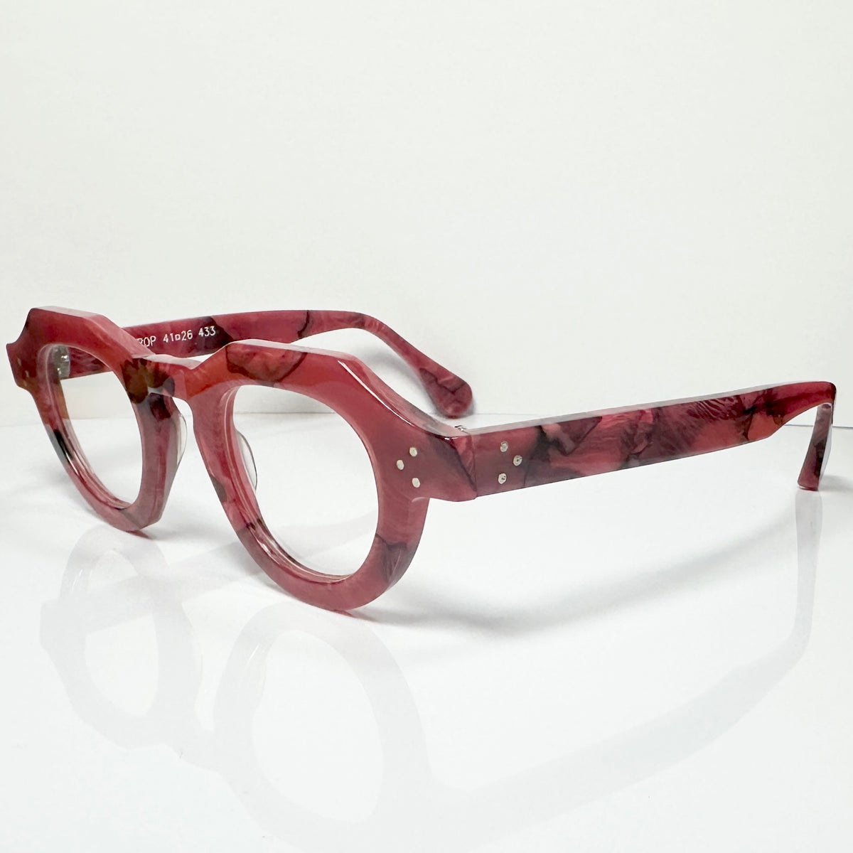 VUE DC POP Unisex Eyeglasses Frame in Bordeaux - Authentic New