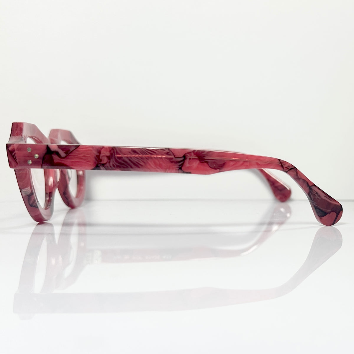 VUE DC POP Unisex Eyeglasses Frame in Bordeaux - Authentic New