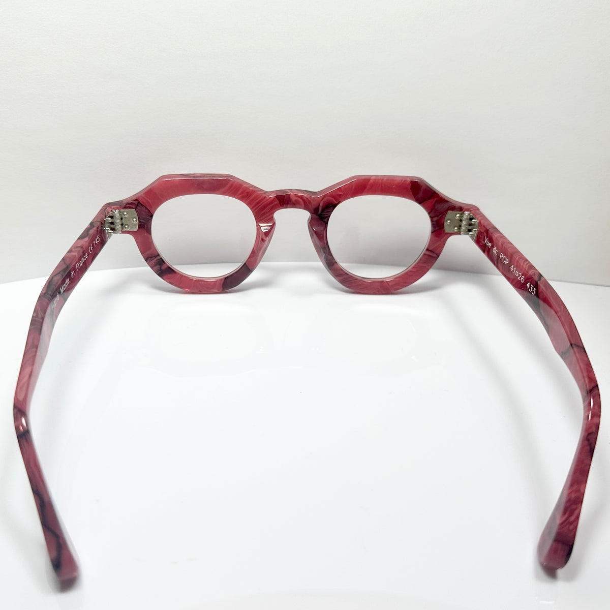 VUE DC POP Unisex Eyeglasses Frame in Bordeaux - Authentic New
