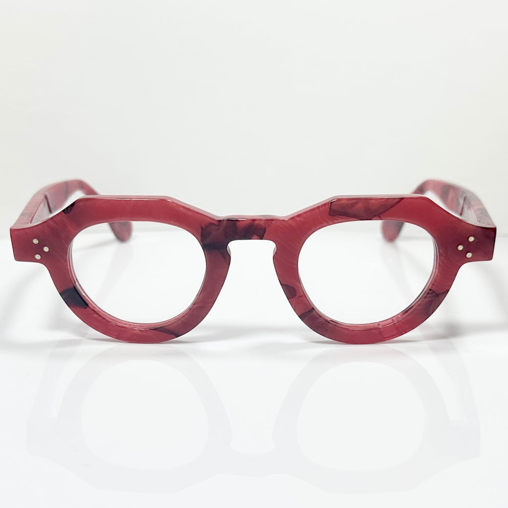 VUE DC POP Unisex Eyeglasses Frame in Bordeaux - Authentic New