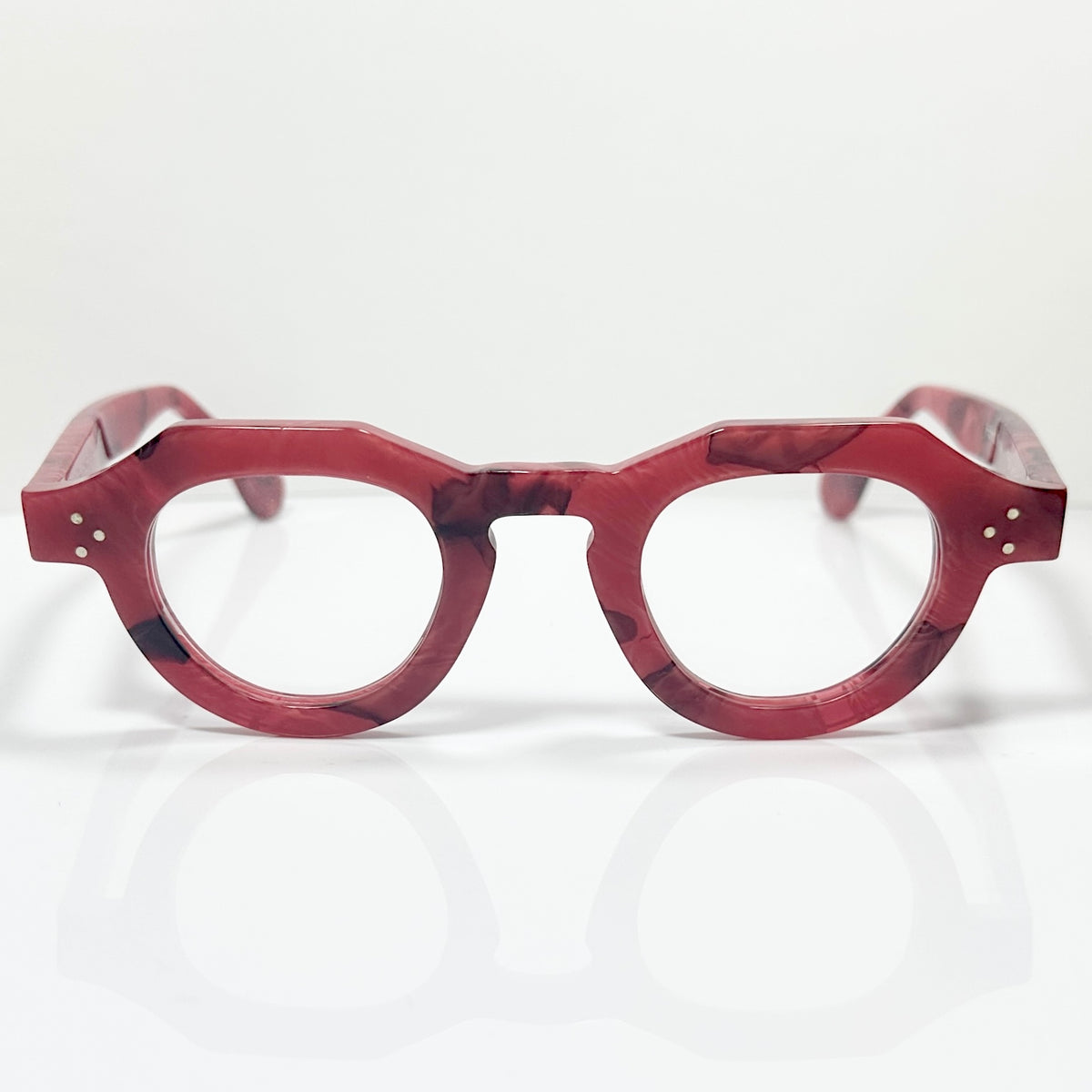 VUE DC POP Unisex Eyeglasses Frame in Bordeaux - Authentic New