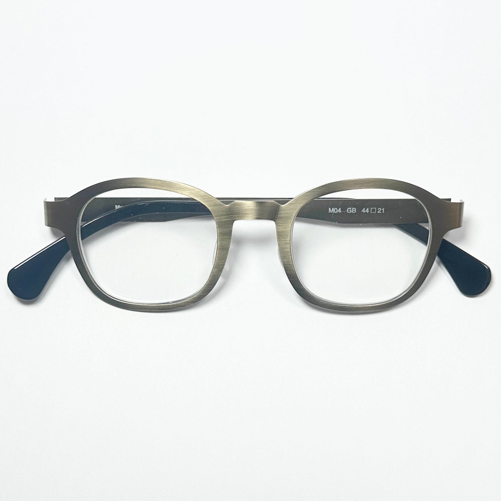 VUE DC M04 Unisex Eyeglasses Frame in Brushed Gold - Authentic New