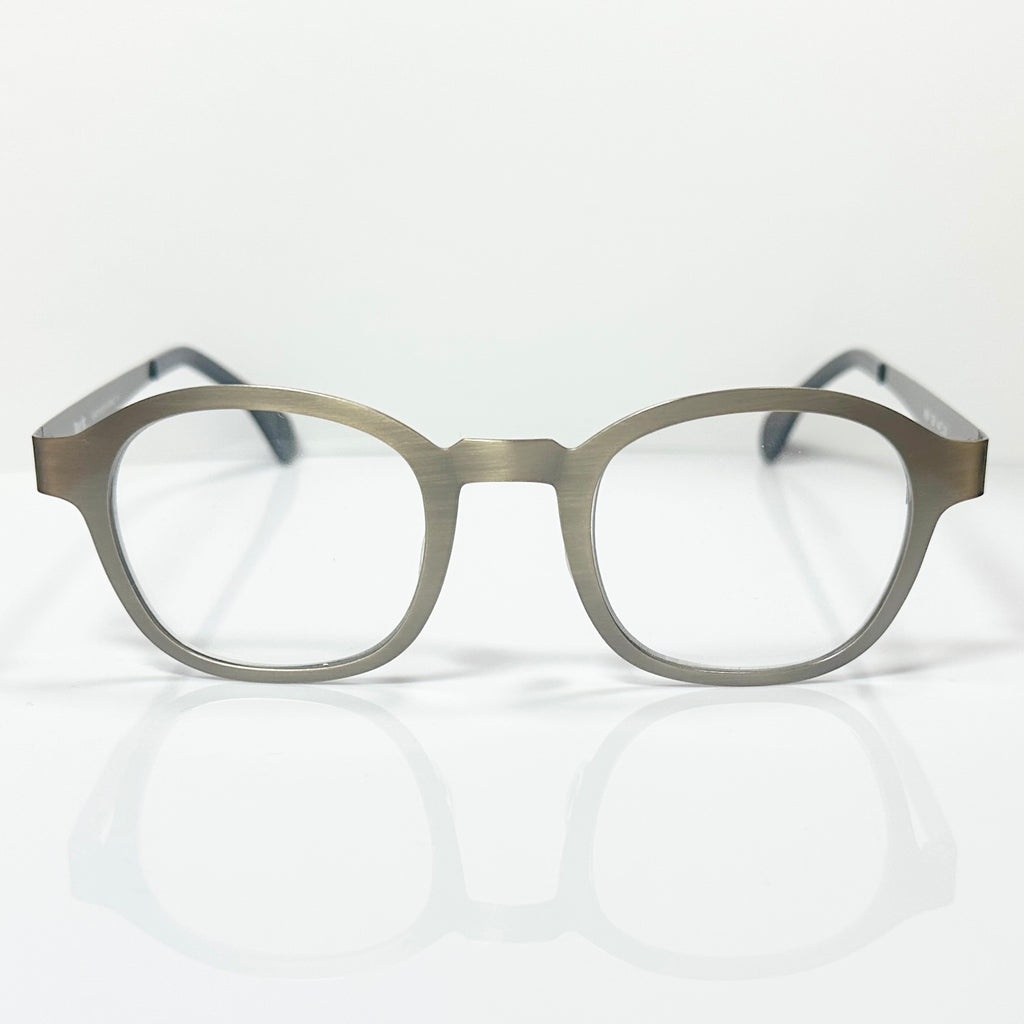 VUE DC M04 Unisex Eyeglasses Frame in Brushed Gold - Authentic New