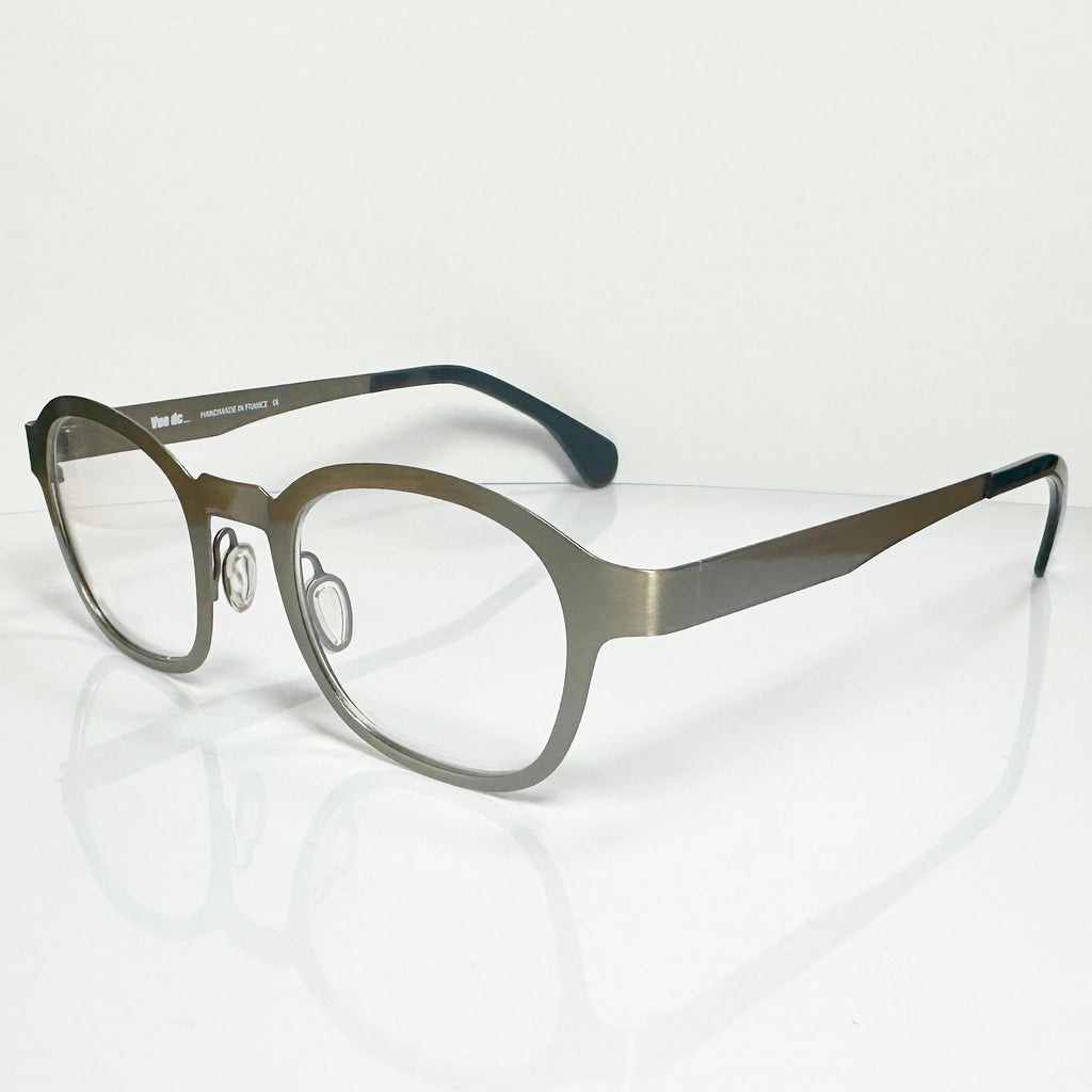 VUE DC M04 Unisex Eyeglasses Frame in Brushed Gold - Authentic New