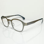 VUE DC M04 Unisex Eyeglasses Frame in Brushed Gold - Authentic New