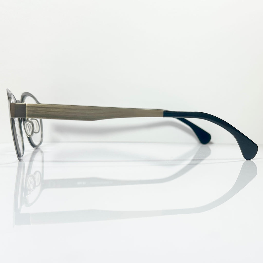 VUE DC M04 Unisex Eyeglasses Frame in Brushed Gold - Authentic New