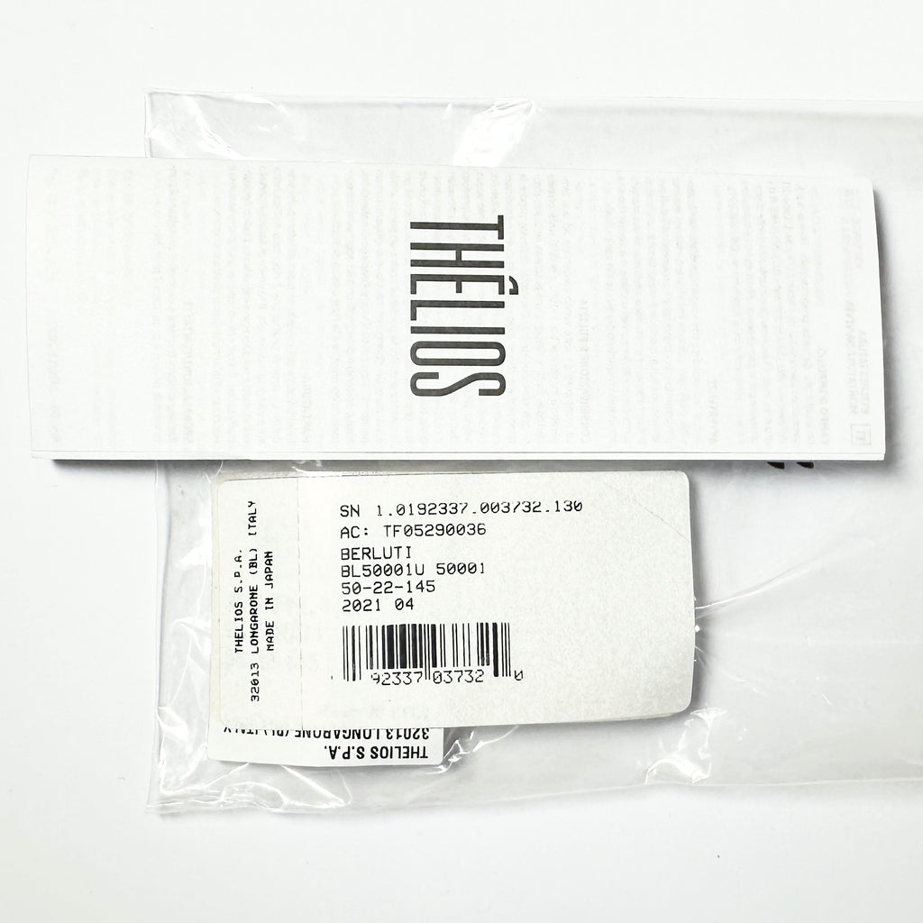 BERLUTI BL50005I 001 Panto Eyeglasses New Authentic