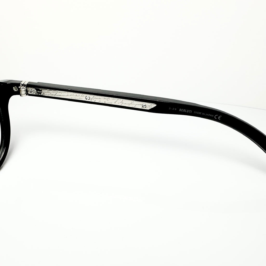 BERLUTI BL50005I 001 Panto Eyeglasses New Authentic