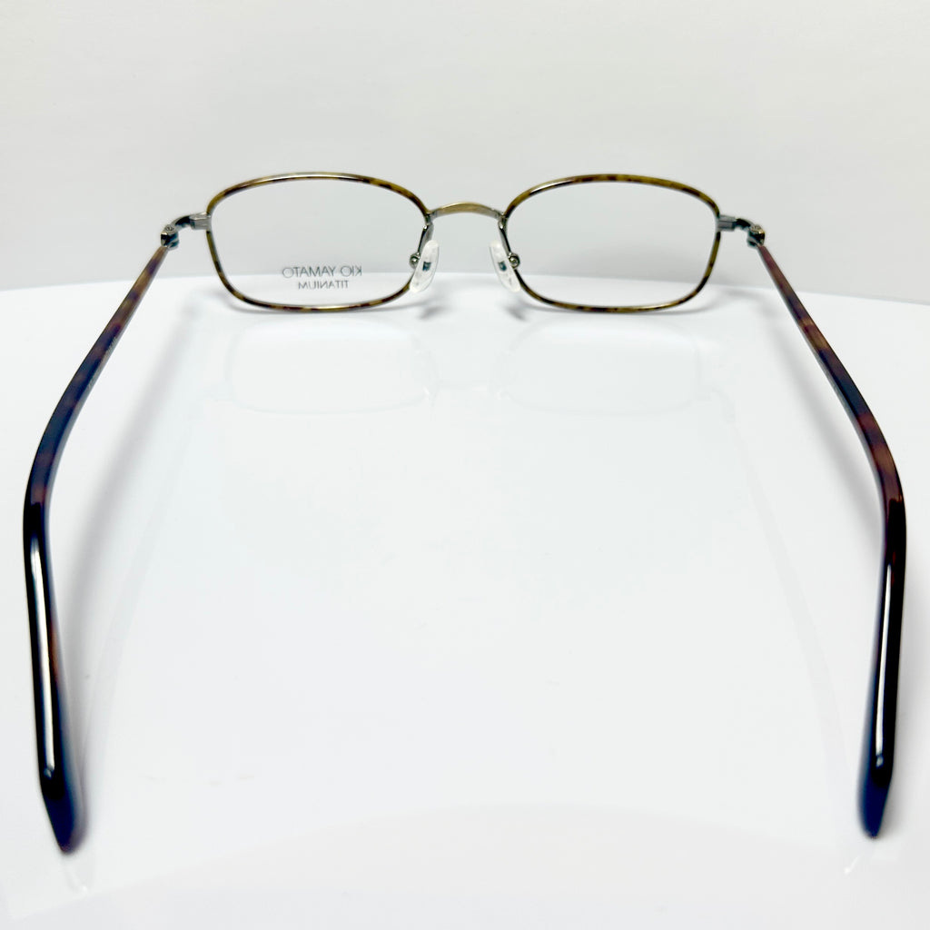 KIO YAMATO KT-396U col.71 Men's Eyeglasses Frames in Tortoise - Authentic New