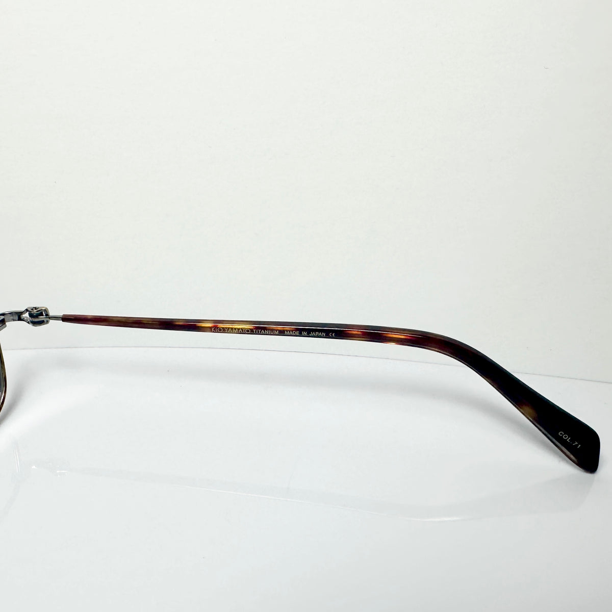 KIO YAMATO KT-396U col.71 Men's Eyeglasses Frames in Tortoise - Authentic New