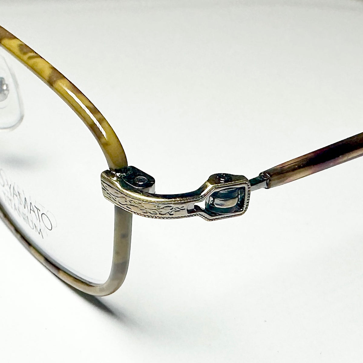 KIO YAMATO KT-396U col.71 Men's Eyeglasses Frames in Tortoise - Authentic New