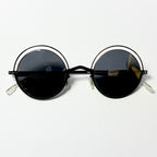 Mykita DECADES BUENO Unisex Sunglasses Frame in Silver/Black - Authentic New