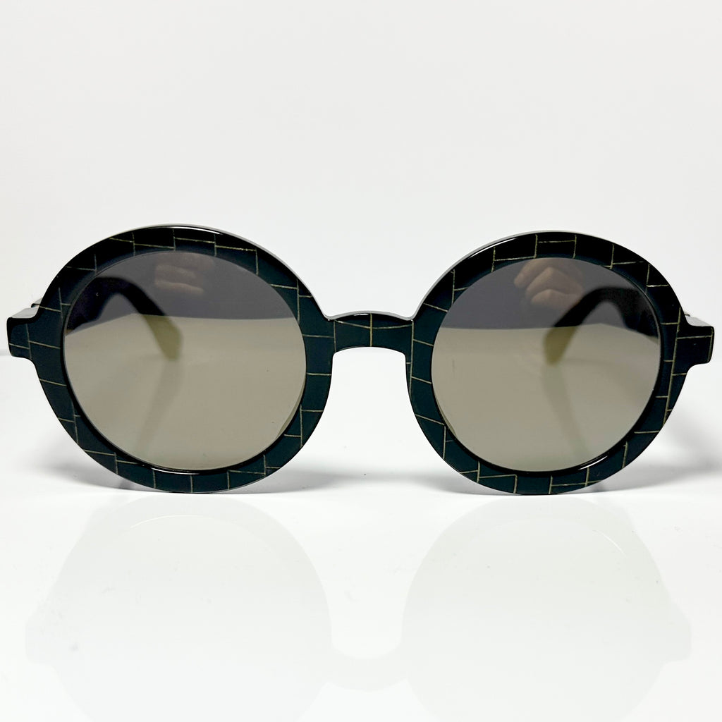 Mykita STUDIO3.1  Unisex Sunglasses Frame in Black/Gold - Authentic New