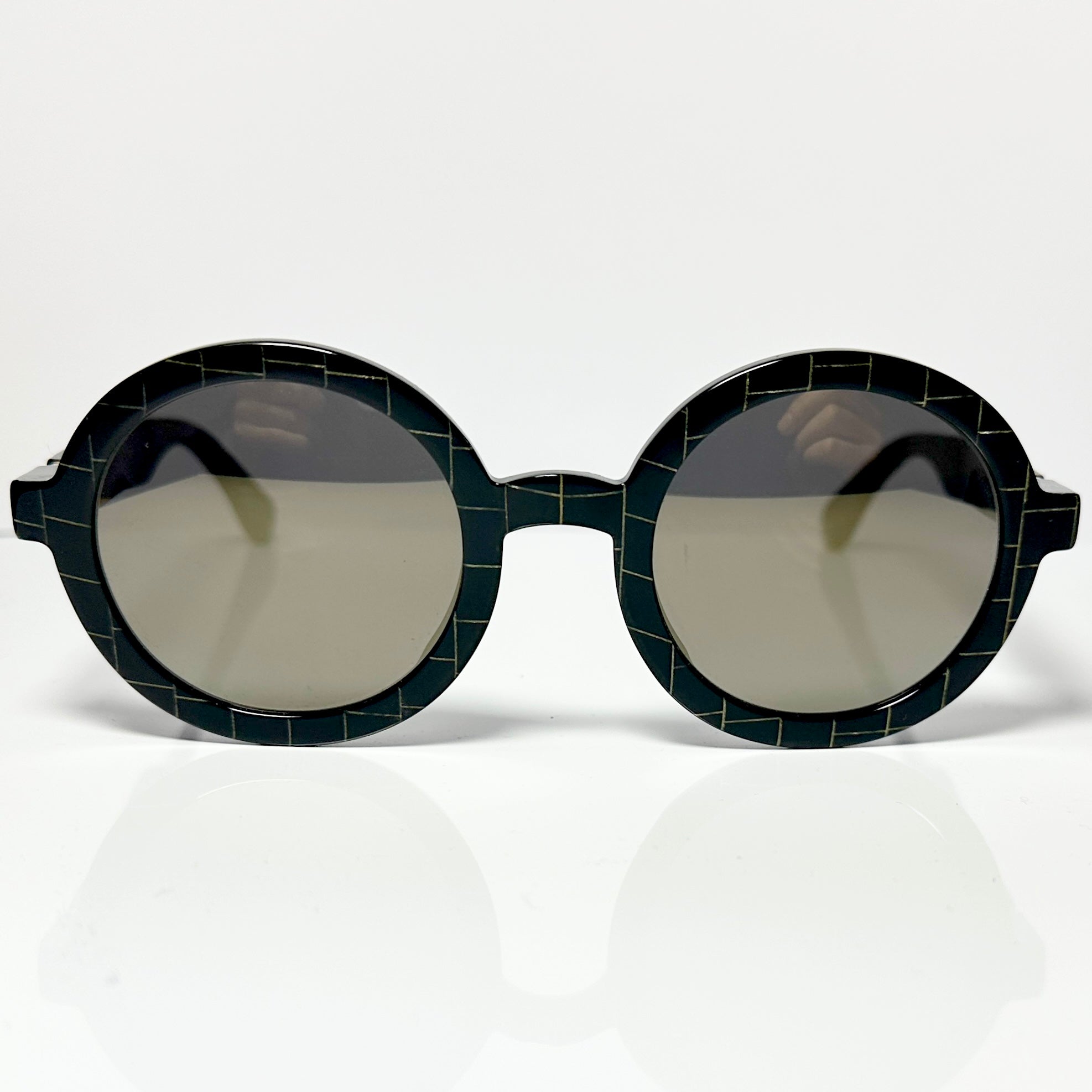 Mykita STUDIO3.1  Unisex Sunglasses Frame in Black/Gold - Authentic New