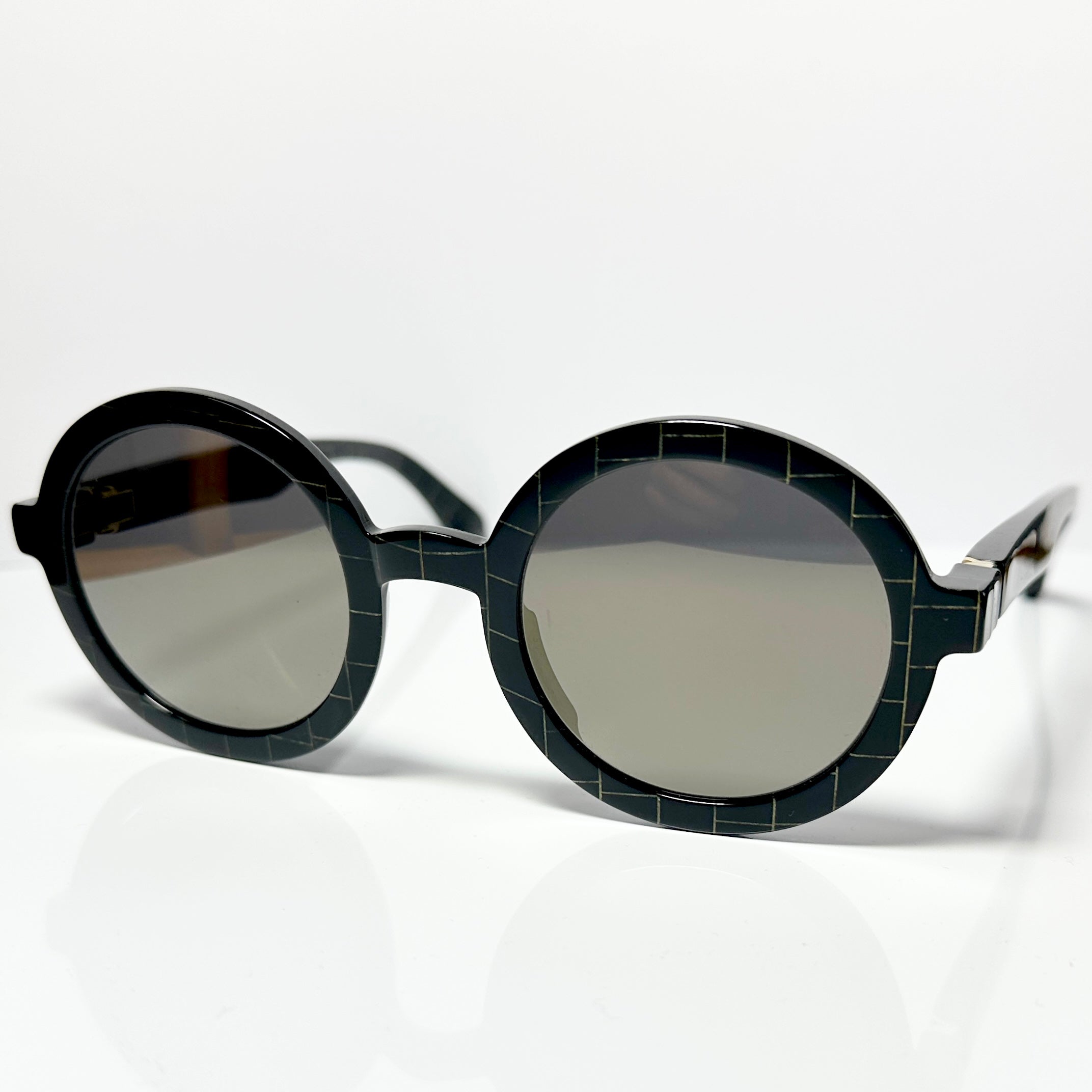 Mykita STUDIO3.1  Unisex Sunglasses Frame in Black/Gold - Authentic New