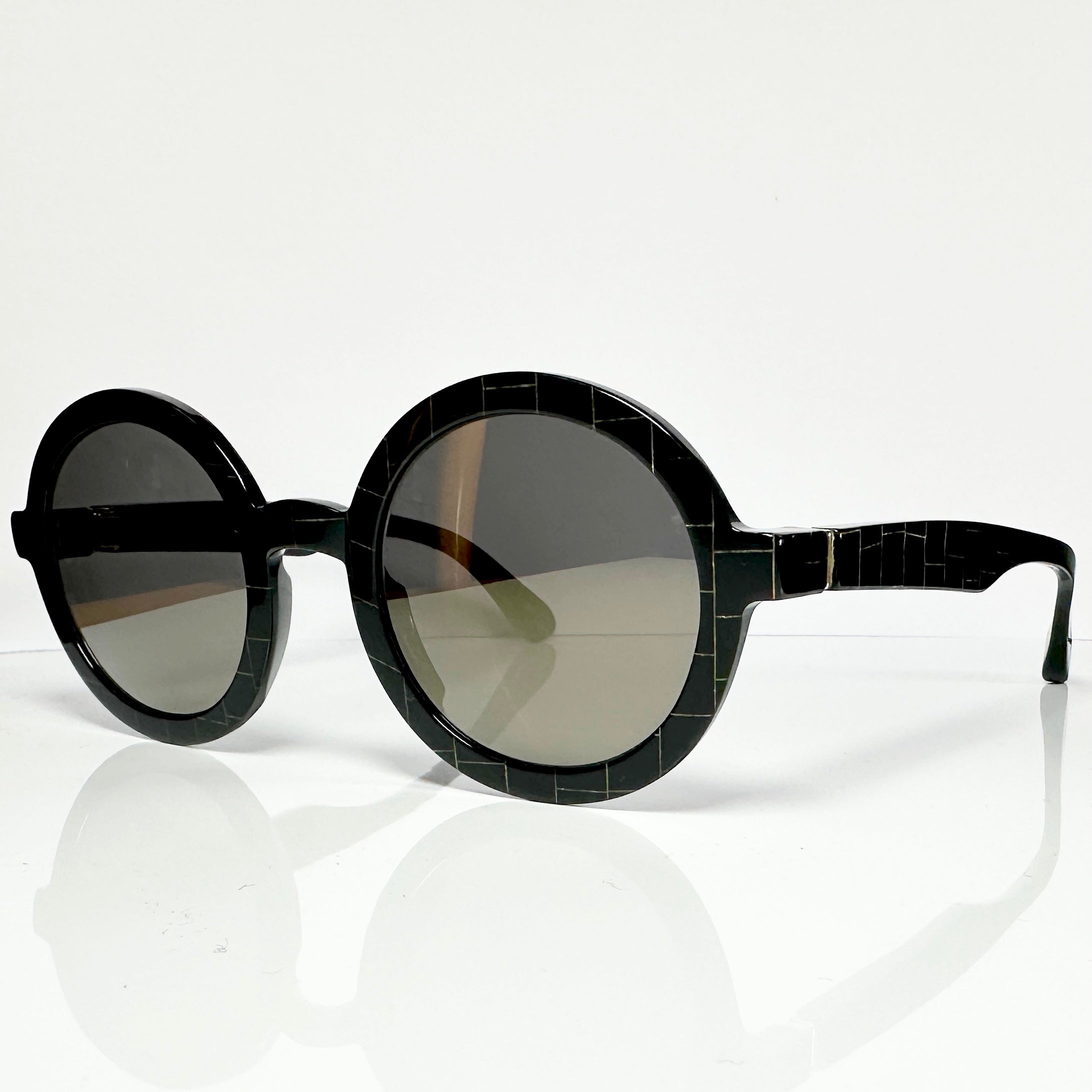 Mykita STUDIO3.1  Unisex Sunglasses Frame in Black/Gold - Authentic New