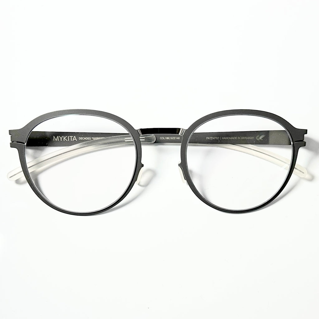 Mykita DECADES GISBERT Unisex Eyeglasses Frame in Silver/Basalt - Authentic New