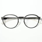 Mykita DECADES GISBERT Unisex Eyeglasses Frame in Silver/Basalt - Authentic New