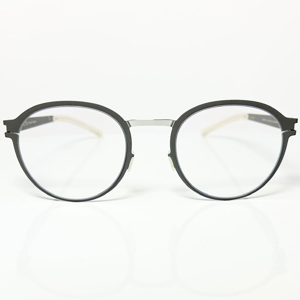 Mykita DECADES GISBERT Unisex Eyeglasses Frame in Silver/Basalt - Authentic New
