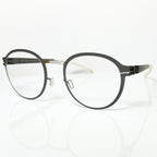 Mykita DECADES GISBERT Unisex Eyeglasses Frame in Silver/Basalt - Authentic New