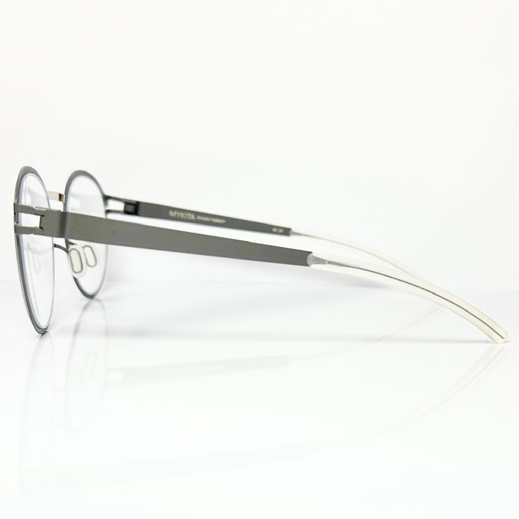 Mykita DECADES GISBERT Unisex Eyeglasses Frame in Silver/Basalt - Authentic New