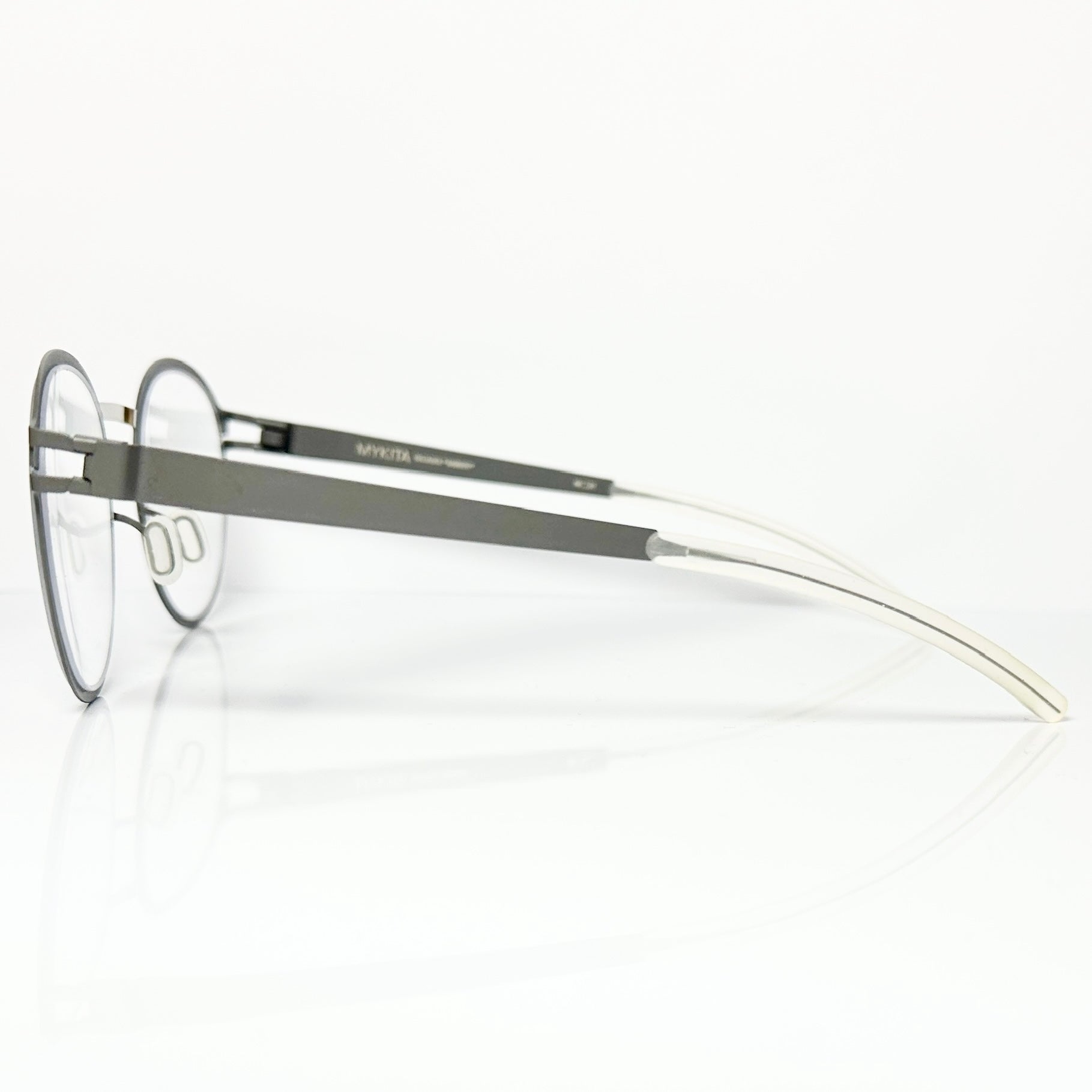 Mykita DECADES GISBERT Unisex Eyeglasses Frame in Silver/Basalt - Authentic New