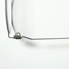 Mykita DECADES GISBERT Unisex Eyeglasses Frame in Silver/Basalt - Authentic New
