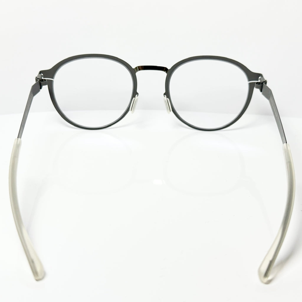 Mykita DECADES GISBERT Unisex Eyeglasses Frame in Silver/Basalt - Authentic New