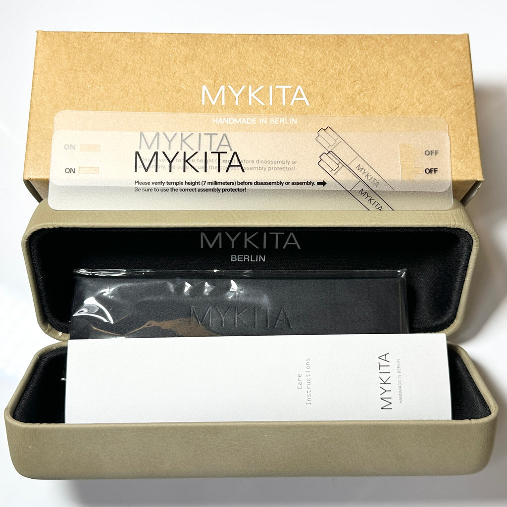 Mykita DECADES GISBERT Unisex Eyeglasses Frame in Silver/Basalt - Authentic New