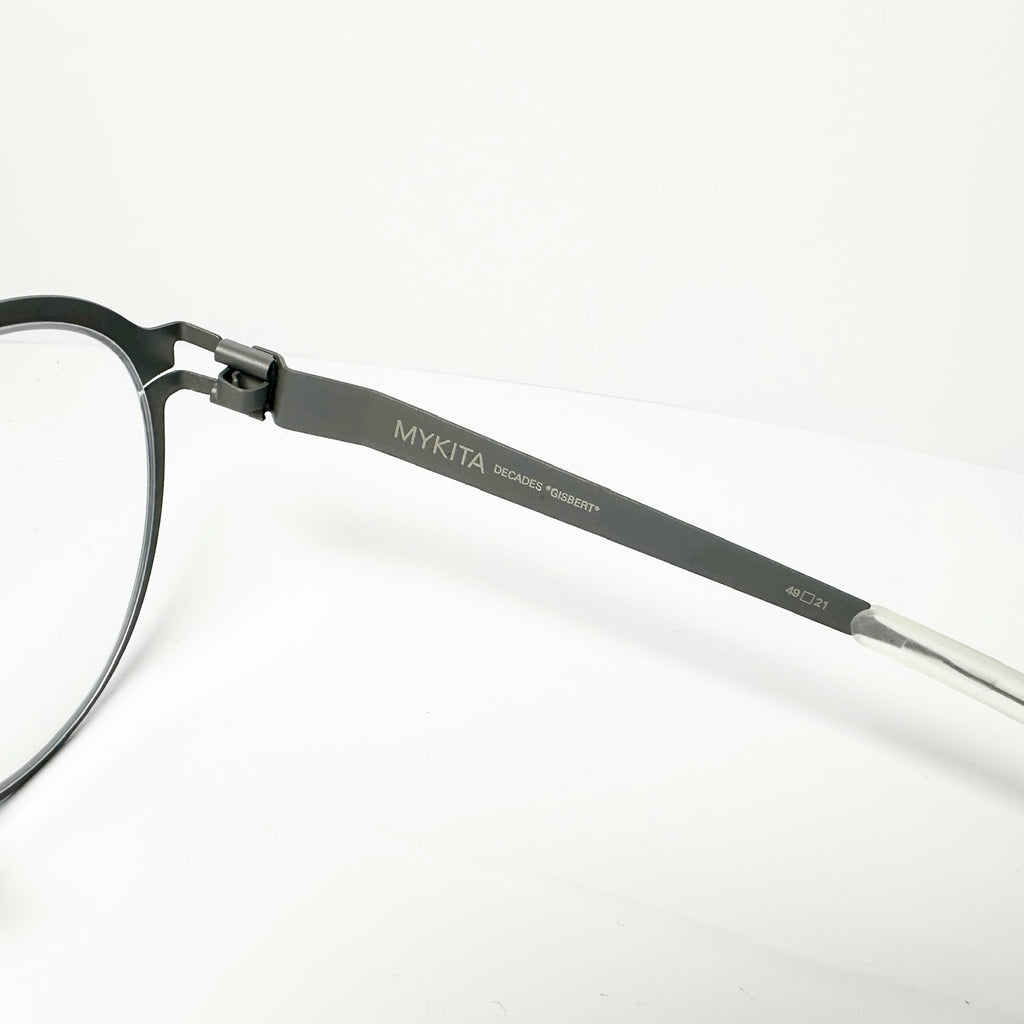 Mykita DECADES GISBERT Unisex Eyeglasses Frame in Silver/Basalt - Authentic New