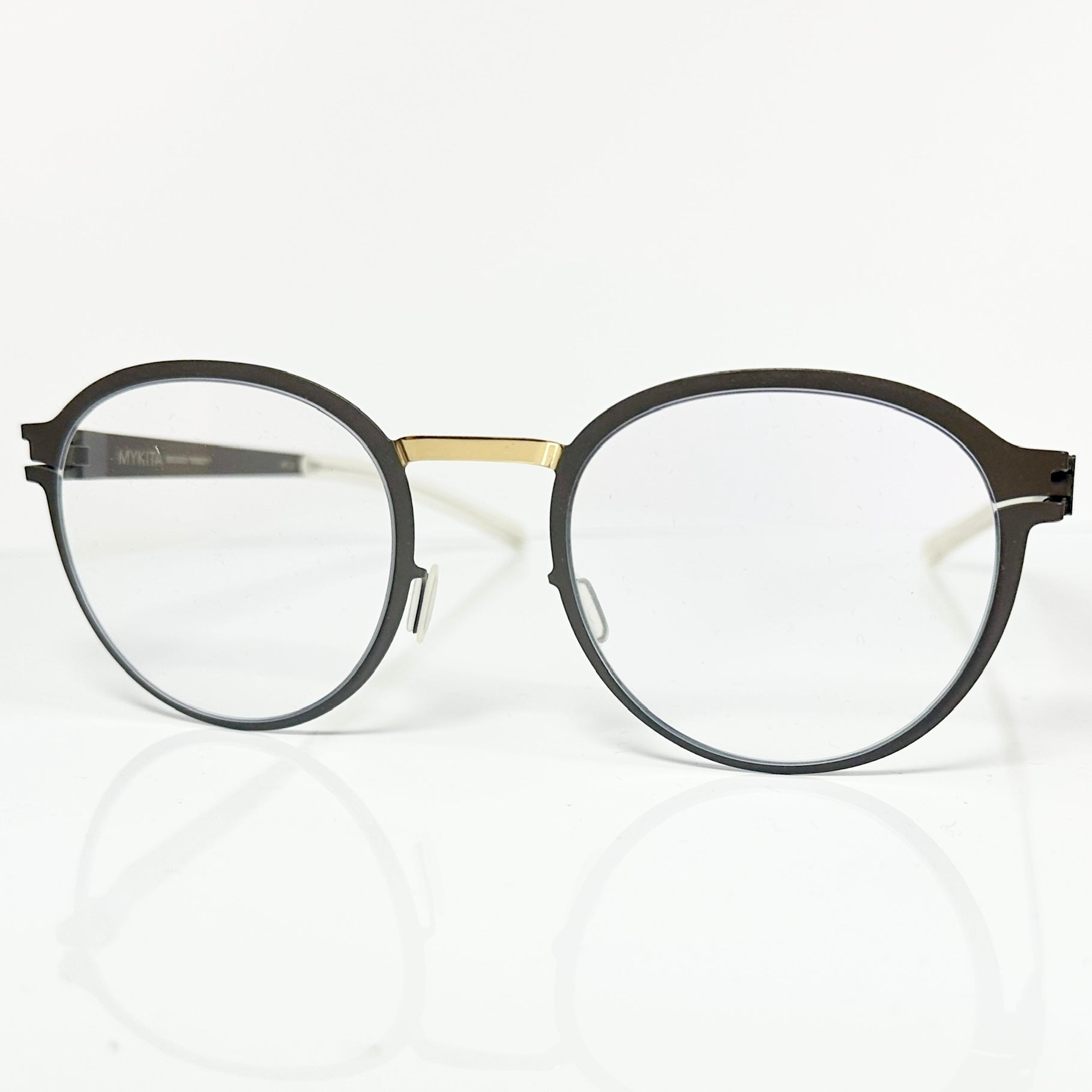 Mykita DECADES GISBERT Unisex Eyeglasses Frame in Gold/Terra - Authentic New