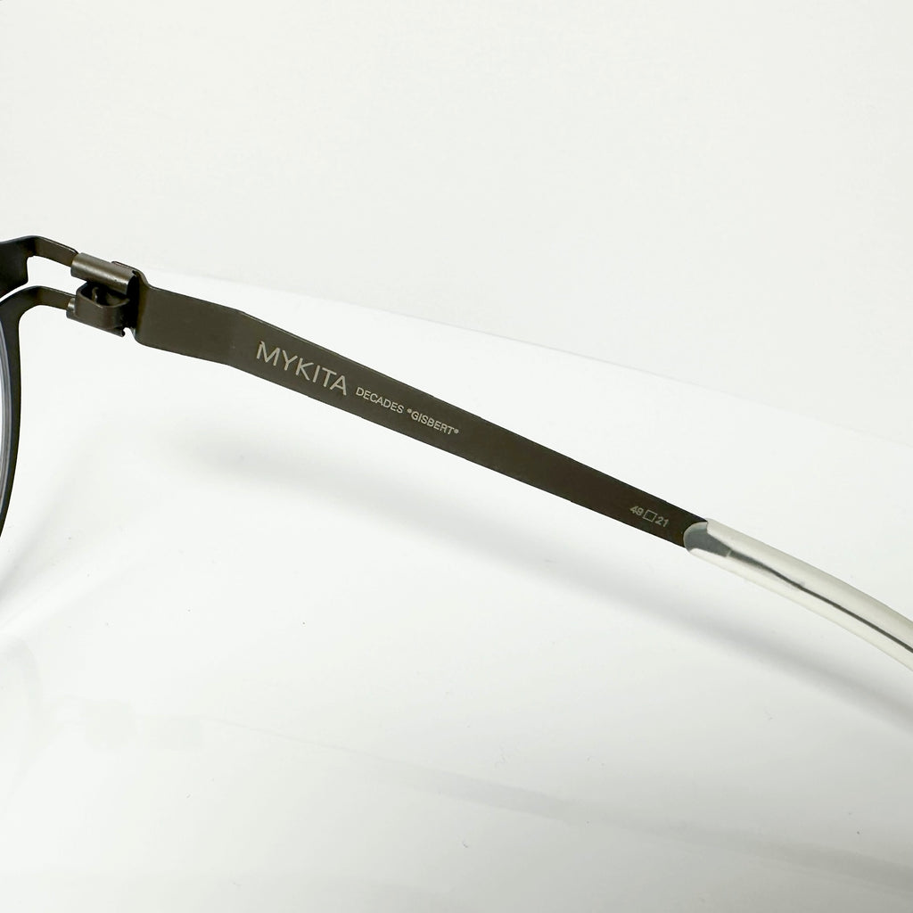 Mykita DECADES GISBERT Unisex Eyeglasses Frame in Gold/Terra - Authentic New