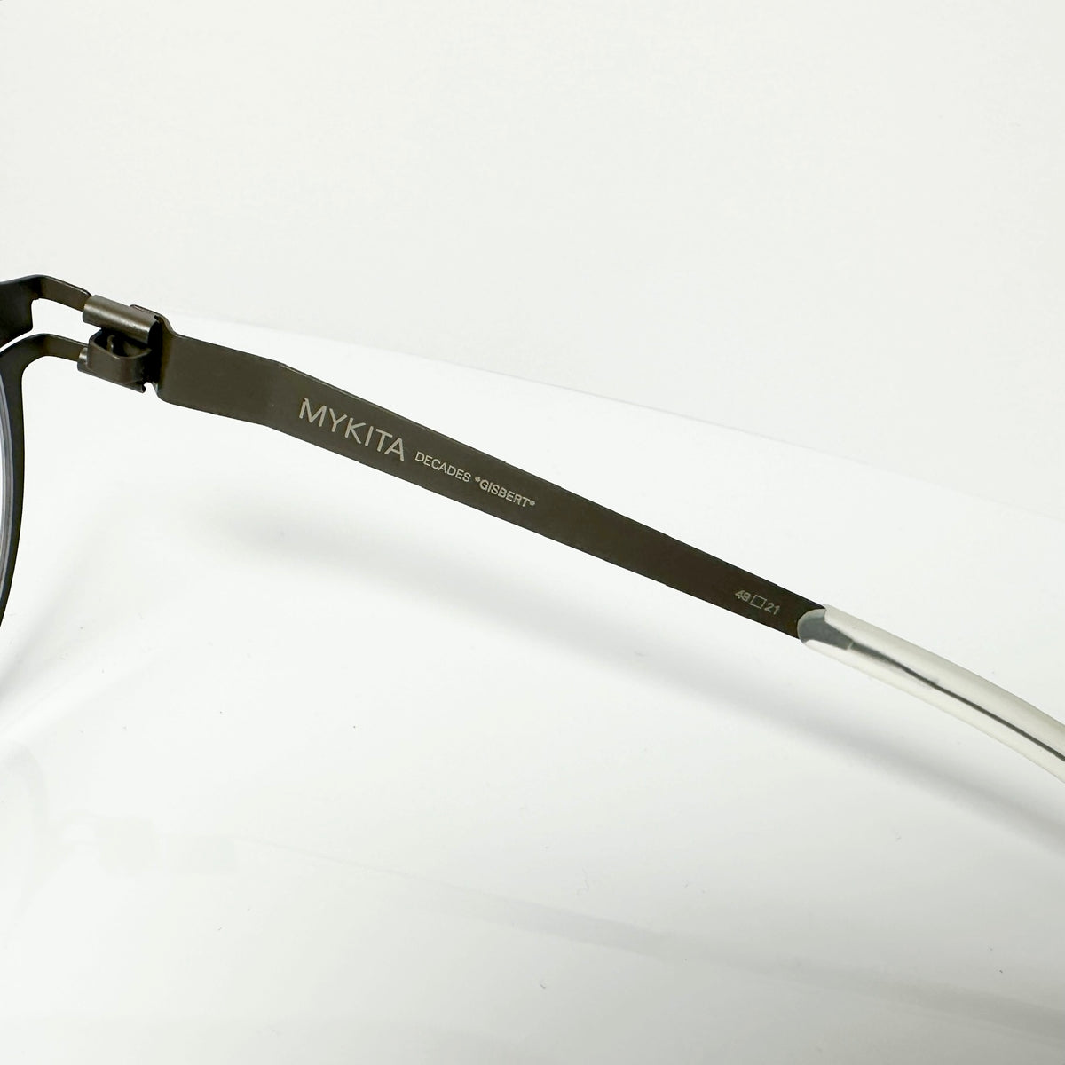 Mykita DECADES GISBERT Unisex Eyeglasses Frame in Gold/Terra - Authentic New