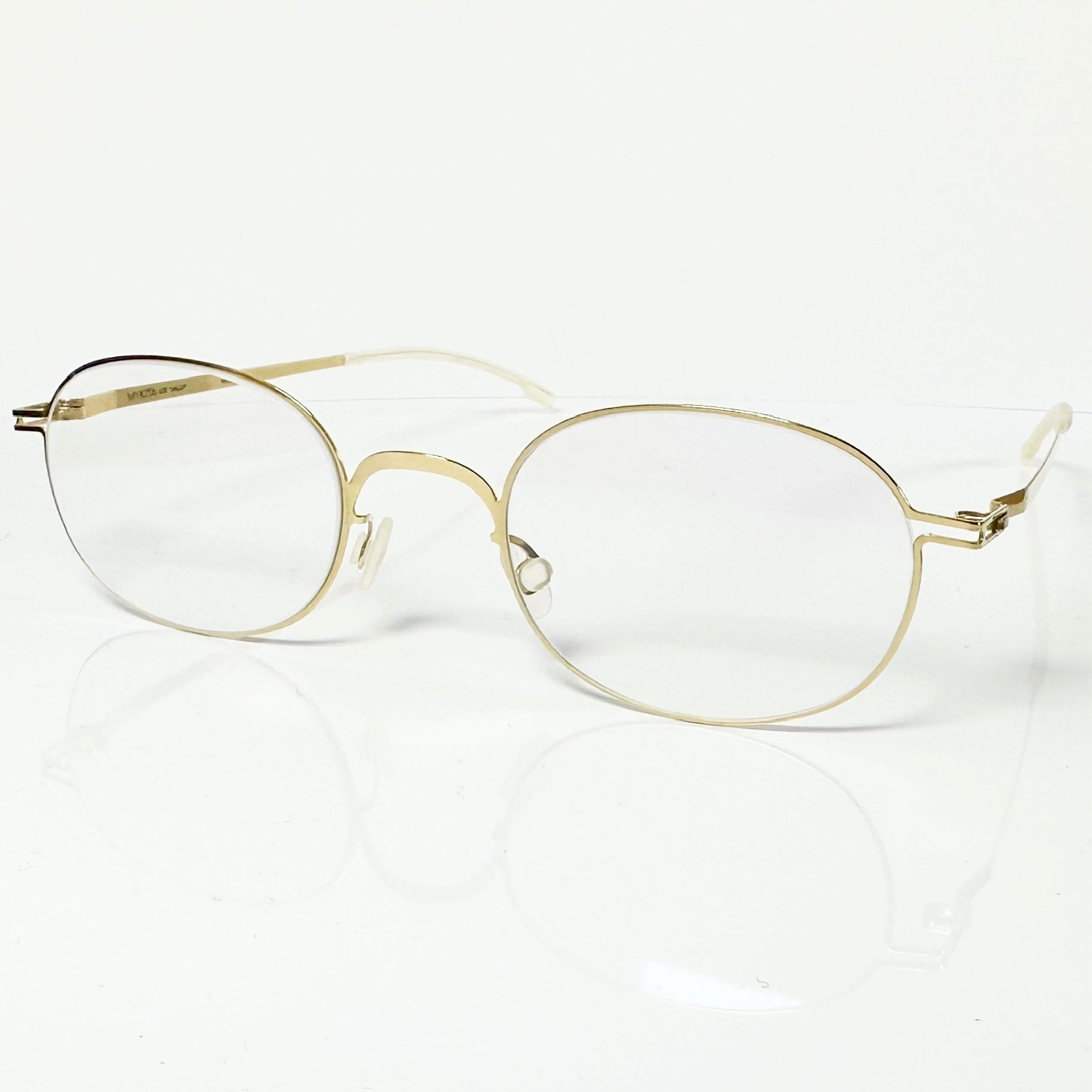 Mykita JALLU Unisex Eyeglasses Frame in Glossy Gold  - Authentic New