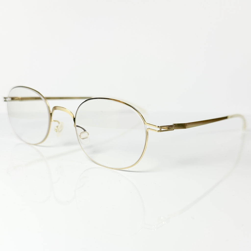 Mykita JALLU Unisex Eyeglasses Frame in Glossy Gold  - Authentic New