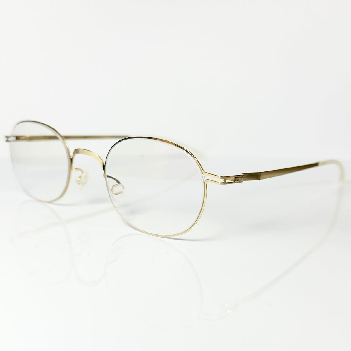 Mykita JALLU Unisex Eyeglasses Frame in Glossy Gold  - Authentic New