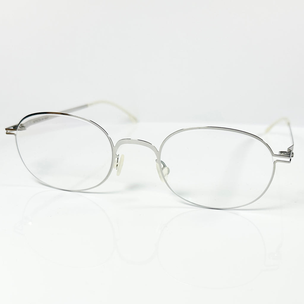 Mykita JALLU Unisex Eyeglasses Frame in Shiny Silver  - Authentic New