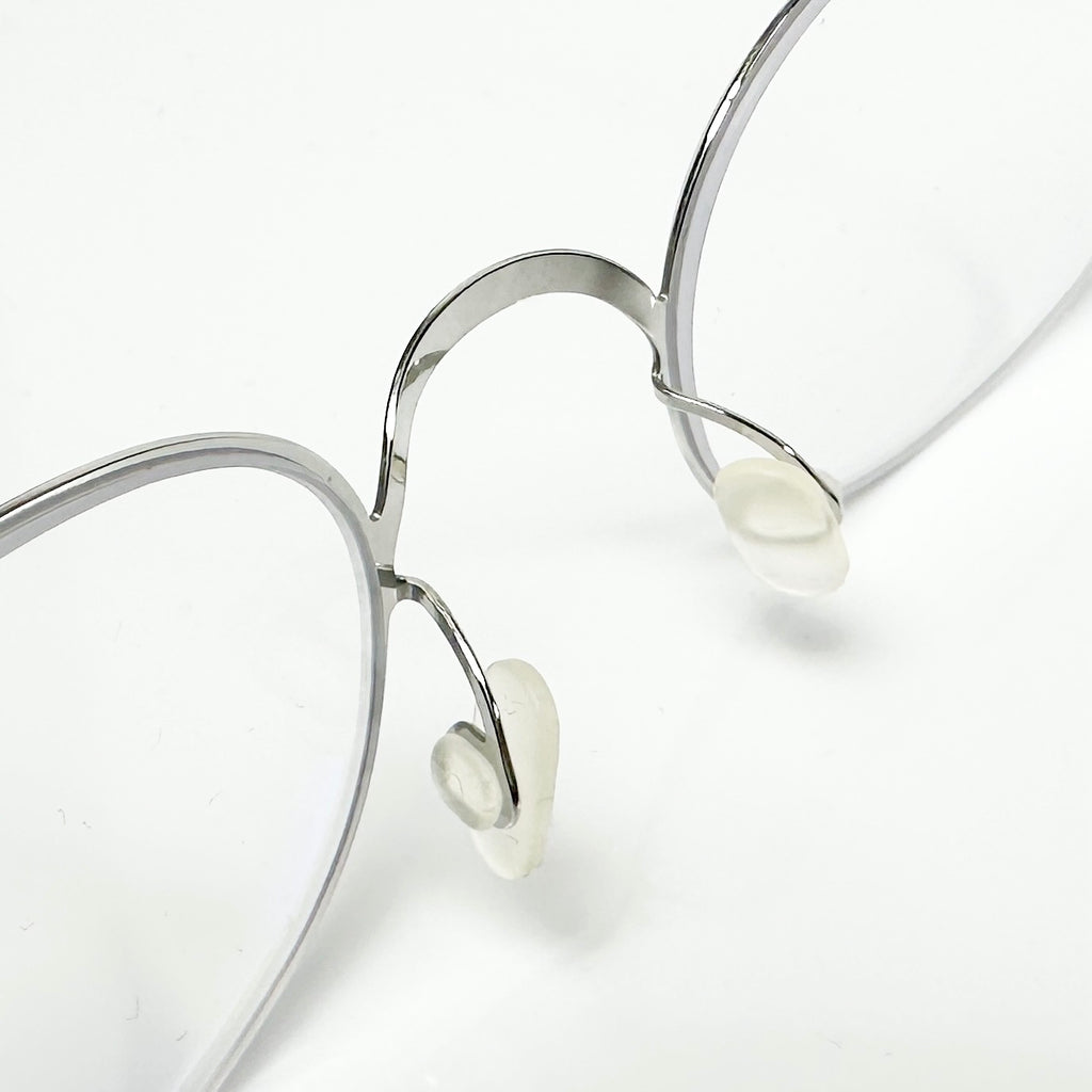 Mykita JALLU Unisex Eyeglasses Frame in Shiny Silver  - Authentic New