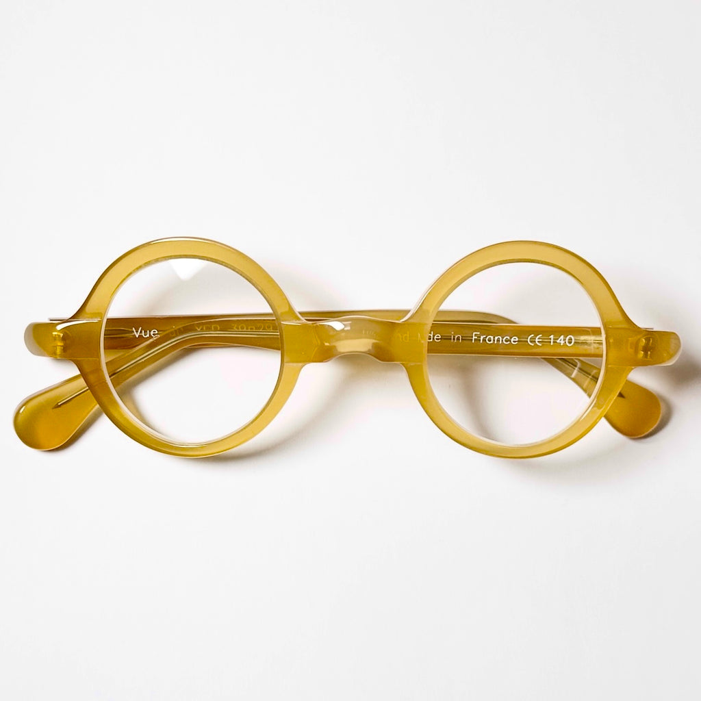 VUE DC YEP 676 Unisex Eyeglasses Frame in Crystal Yellow  - Authentic New