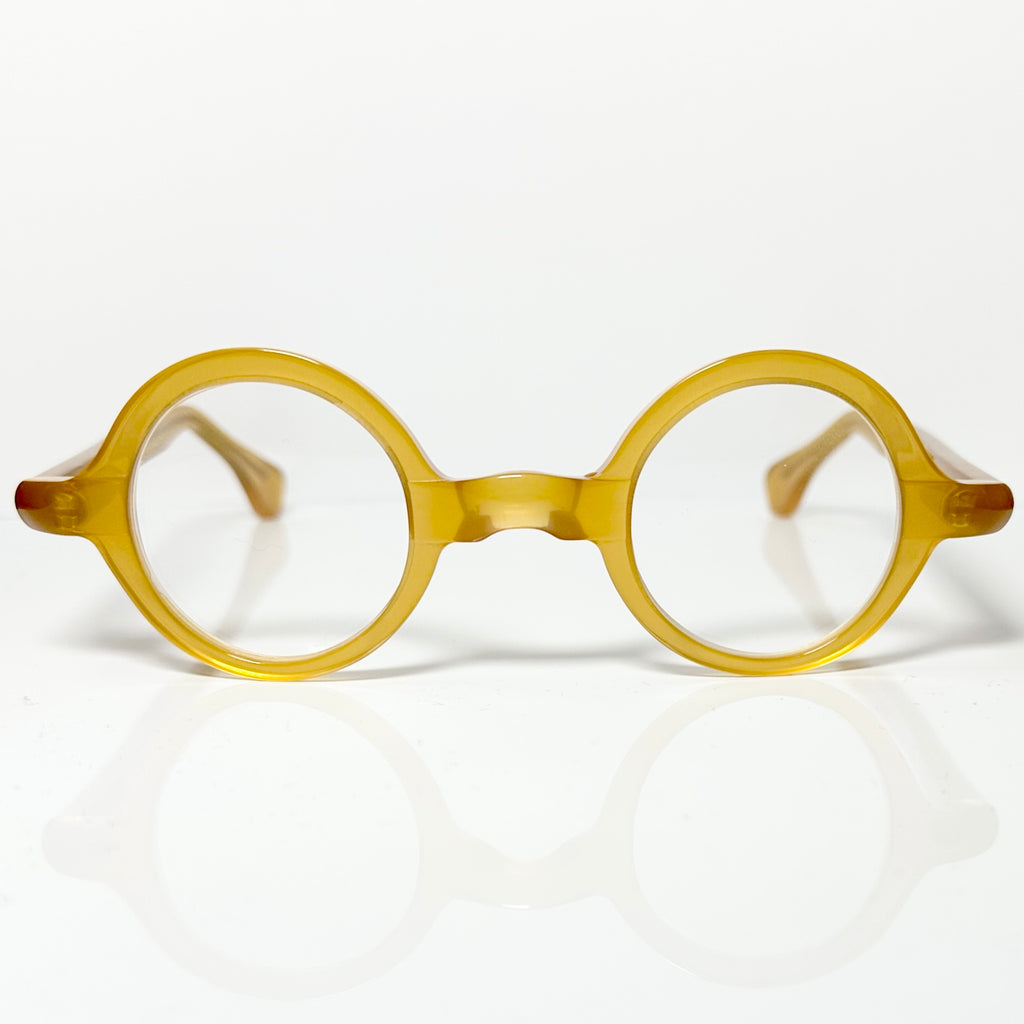 VUE DC YEP 676 Unisex Eyeglasses Frame in Crystal Yellow  - Authentic New