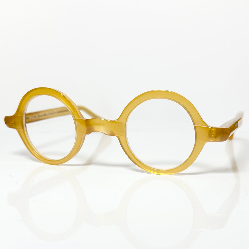 VUE DC YEP 676 Unisex Eyeglasses Frame in Crystal Yellow  - Authentic New
