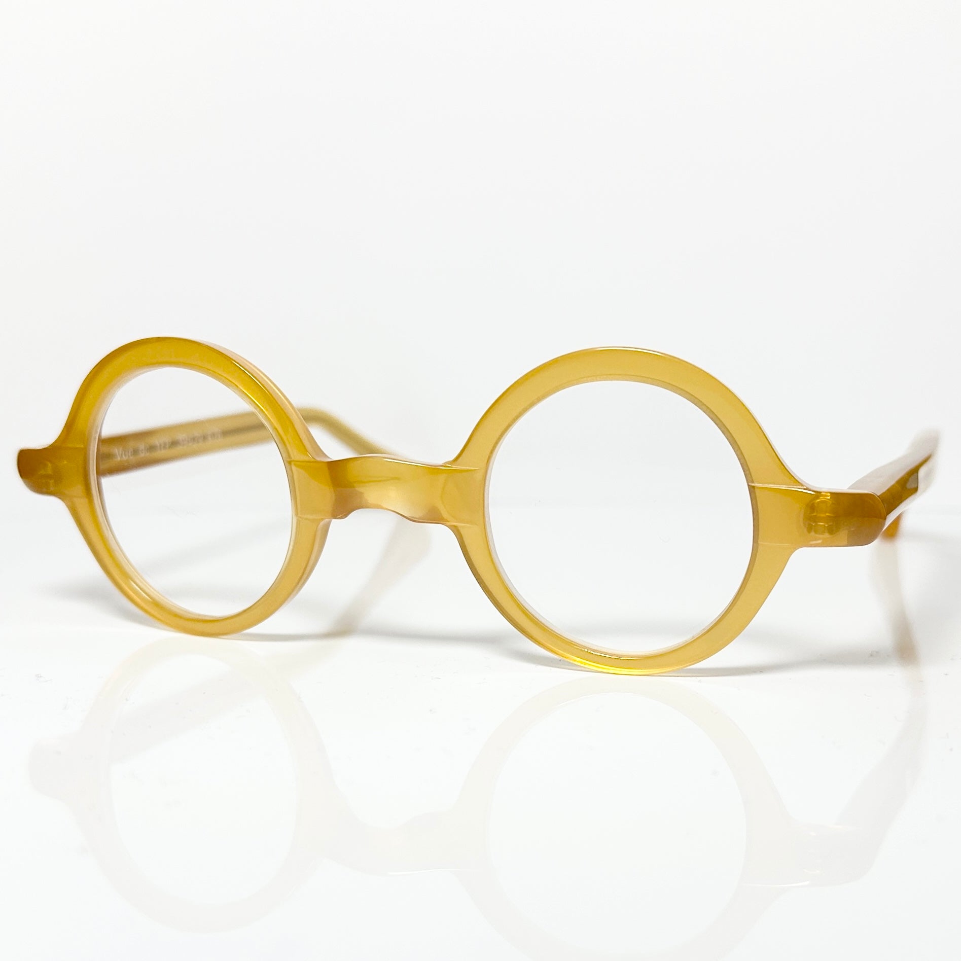 VUE DC YEP 676 Unisex Eyeglasses Frame in Crystal Yellow  - Authentic New