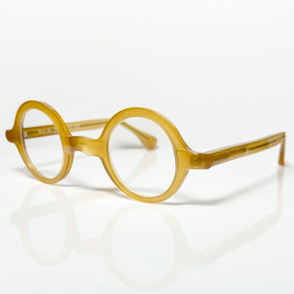 VUE DC YEP 676 Unisex Eyeglasses Frame in Crystal Yellow  - Authentic New