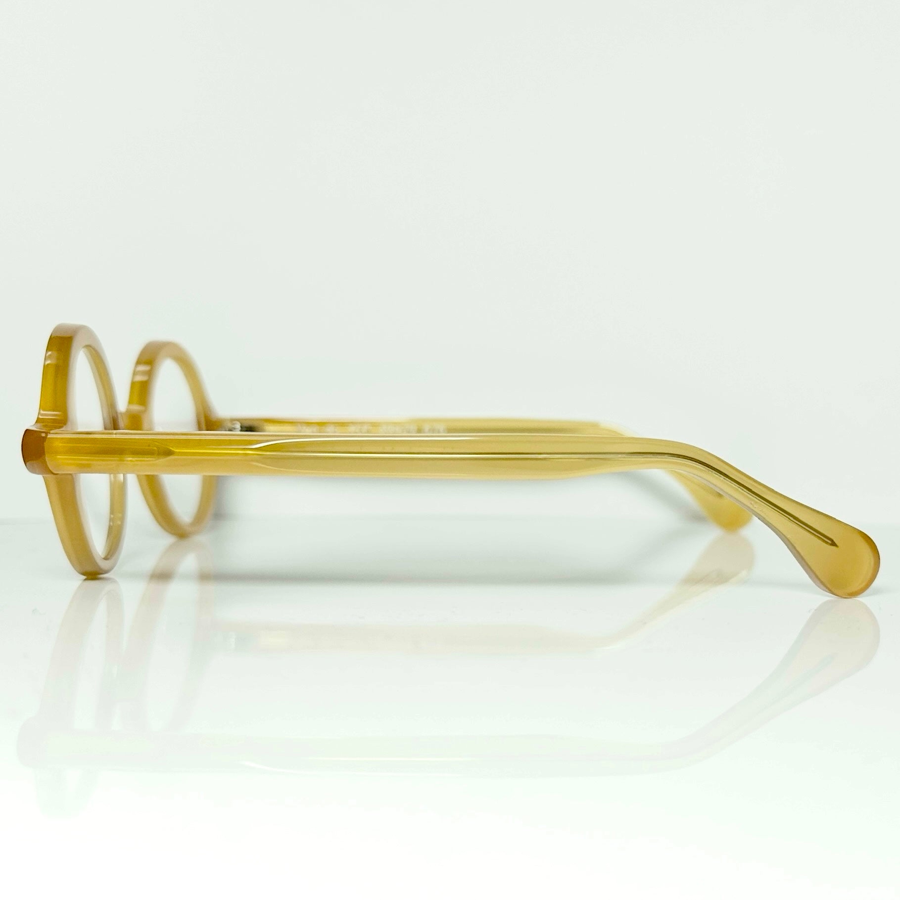 VUE DC YEP 676 Unisex Eyeglasses Frame in Crystal Yellow  - Authentic New