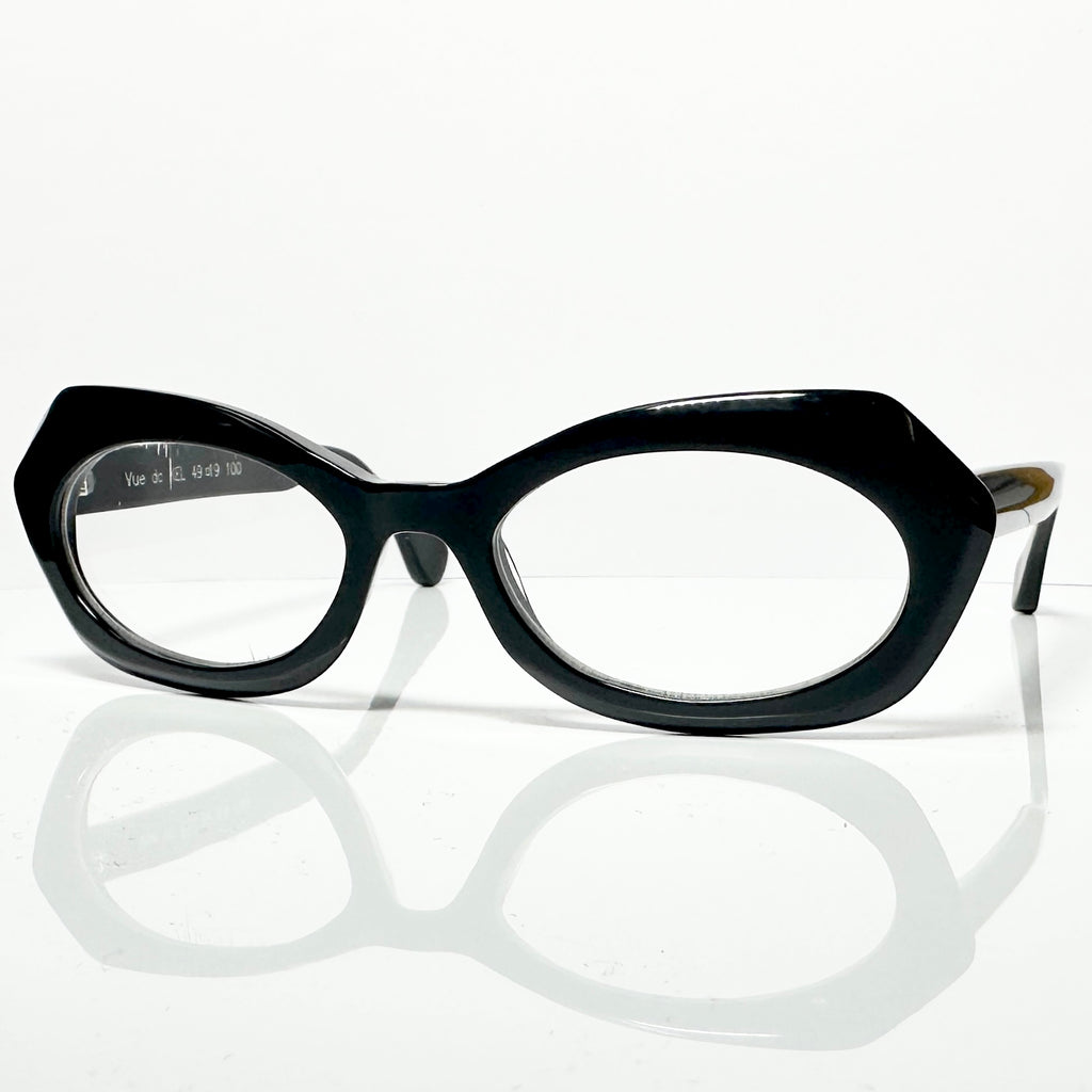 VUE DC KEL 100 Women's Eyeglasses Frame in Black - Authentic New