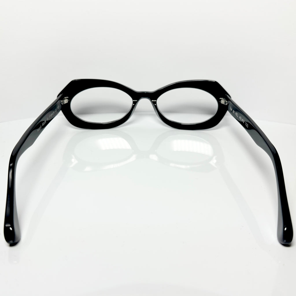 VUE DC KEL 100 Women's Eyeglasses Frame in Black - Authentic New